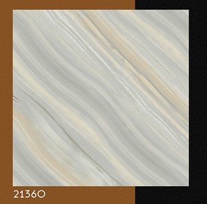 Azulejos de Cerámica para Piso con Aspecto de Mármol Geométrico de la Serie Glossy de 400x400 mm – Diseño Gris Moderno (21360) Azulejos de Cerámica Brillantes para Piso - Product Image 3