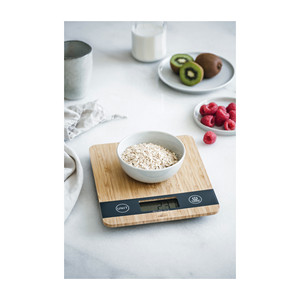 Bilancia Digitale da Cucina in Bambù, 5kg Max, Precisione 1g, con Funzione Unità e Tara per Cucinare e Fornare - Product Image 3