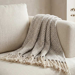 Mustard Cotton Woven <b>Throw</b> with Tactile Texture and Fringe <b>for</b> Sofa Bed Lounge <b>Chair</b> and Warm Contemporary Home Furnishing - Product Image 4