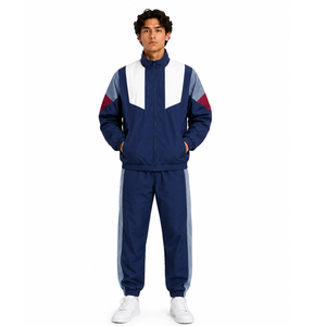 Colombia Style Custom Unisex Polyester <b>Tracksuit</b> Set Sportswear Training Jogging Suit Full Zip Track Jacket and Pants - Product Image 4