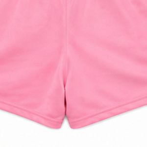 Shorts Deportivos Casuales para Mujer, Color Rosa con Franja Lateral Verde, Cómodos y Suaves, Estilo Deportivo, Ropa Deportiva de Moda - Product Image 5