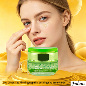 Suero en Gel Reafirmante <span class=keywords><strong>y</strong></span> Reparador para el Contorno de Ojos con Té <span class=keywords><strong>Verde</strong></span>, Extracto de Tremella <span class=keywords><strong>y</strong></span> PGA, Hidratante, Reduce Líneas Finas, Efecto Lifting, Antiarrugas <span class=keywords><strong>y</strong></span> Antienvejecimiento - Product Image 4