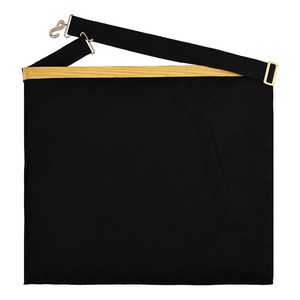 Regalia Masónica, Mandil de Gran Maestro Masón de Salomón, Terciopelo Étnico, Bordado a Mano con Hilos de Oro, Corona Dorada Personalizada - Product Image 2