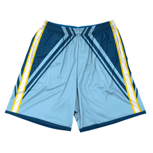 Uniforme de lacrosse sublimado al por mayor de alta calidad, cuello en V, reversible, conjunto de jersey y pantalones cortos premium para entrenamiento. - Product Image 3