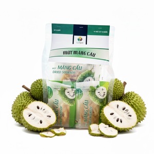 Snack vietnamita de moda: Guanábana seca suave - Golosinas de frutas exóticas de primera categoría - Dulces orgánicos de guanábana saludables - Product Image 2