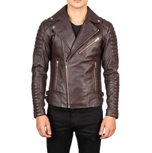 <b>Men</b>’s Genuine <b>Sheepskin</b> <b>Leather</b> <b>Jacket</b> – Multi Color Casual Outerwear Soft Lightweight Design OEM Custom Manufacturing - Product Image 4