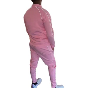 Men's Sports Tracksuit Set Full Sleeve <b>Zip</b> <b>Up</b> <b>Jacket</b> and Elastic Waist Performance Track Pants for Gym Running Fitness Walking - Product Image 3