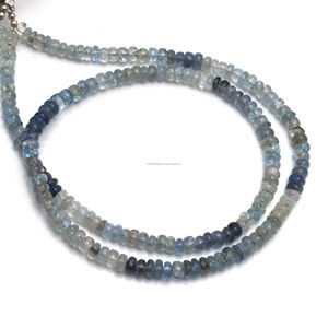 ลูกปัดอัญมณีทรงกลมขนาด16นิ้ว4-4.5มม. ใช้สำหรับทำสร้อยคอเครื่องประดับ - Product Image 1