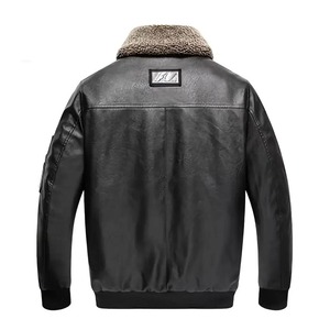Chaqueta de Cuero de Alta Calidad con Diseño Resistente al Viento y Exportación Directa de Fábrica al Por Mayor - Product Image 4