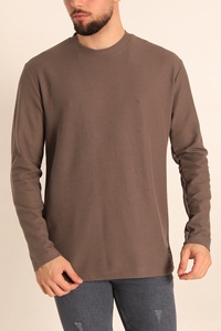 Nuevo estilo, el mejor último diseño gris, proveedor de fábrica, 100% poliéster, sudadera para hombre, camisa de manga larga de secado rápido para hombre - Product Image 5