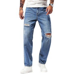 Pantalones Vaqueros Casuales de Moda para Hombre, Estilo Urbano, en Oferta, Coloridos, Desgastados, Holgados, Hechos en Pakistán - Product Image 1