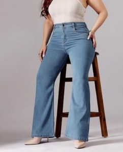 Abdul Royal World Export Women's <b>Boot</b> Cut Denim Jeans Cotton Fabric Eco-Friendly Color Fade Proof Mid Waist Regular Fit Vintage - Product Image 5
