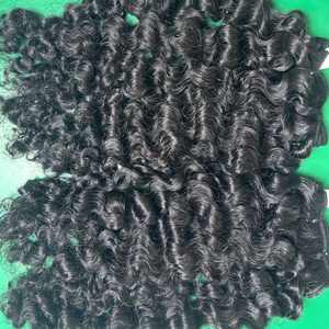 Vente en gros Vietnam cheveux birmans bouclés bruts vendeurs de cheveux birmans bouclés vierges non traités paquets de cheveux humains bouclés 30 pouces - Product Image 3