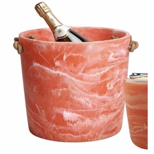 Seau à glace en résine au design moderne avec poignées en corde tressée, refroidisseur de vin et glacière de luxe pour bar, fête, hôtel et décoration intérieure - Product Image 1