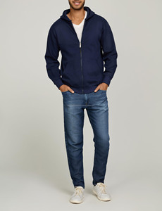 Cotton Hoodies for Men Full Zip up Mens Hoodies With Custom Logo Heavy Weight Zip Hoodies for Men - Product Image 2