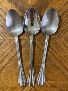 Stainless Steel Flower Design Minimalist Style <b>Small</b> Spoon Coffee Dessert Seasoning Ice Cream Stirring Spoons - Product Image 6