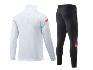 Conjunto Deportivo para Hombre, Chaqueta de Manga Larga con Cierre de Cremallera, Pantalones Largos, Estampado Geométrico, Secado Rápido, Spandex, Poliéster, Ropa de Otoño - Product Image 4