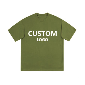 Camiseta con Logotipo Personalizado OEM, Envío Rápido, Algodón Grueso, Talla Grande, Camiseta Lisa para Hombre - Product Image 6