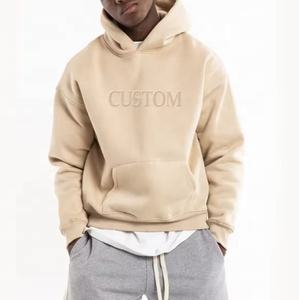 New Custom High Quality <b>Soft</b> Fleece Cotton Heavy Weight Men's Pullover Oversized Sports Gym <b>Hoodie</b> for Men - Product Image 2