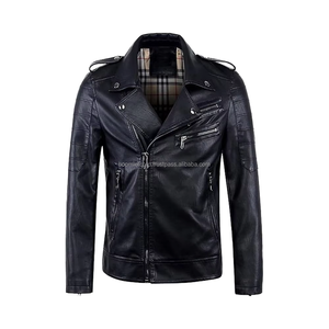 Veste de motard en cuir véritable pour hommes, imperméable au vent avec logo personnalisé, service Nouvel article Vestes de motard pour hommes - Product Image 1