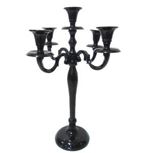 Decoración de boda de alta calidad, 5 brazos, lavado gris, Metal, aluminio, diseñador de lujo, portavelas de estilo moderno - Product Image 3