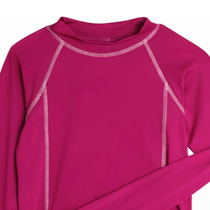 Rashguard à manches longues professionnel imprimé par transfert thermique, séchage rapide, pour garçons, sport, fitness, haute performance, protection UV - Product Image 2