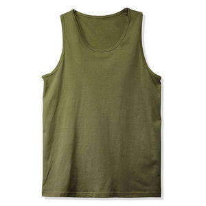 Custom Tank Tops Bulk Order Ribbed Cotton Sleeveless Wear Lightweight Soft Jersey Material Bulk Supply - Product Image 2