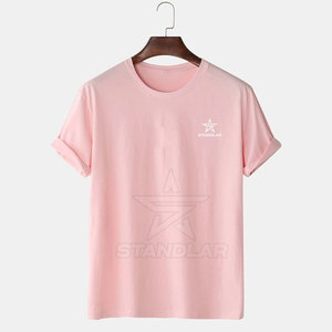 เสื้อยืดคอกลมผ้าฝ้าย 100% ทรงหลวม พิมพ์ลาย สำหรับผู้ชาย รับผลิตแบบ OEM พร้อมสกรีนโลโก้และสีตามสั่ง - Product Image 1