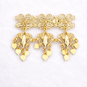 MOLL JEWELLERS - Joyería Vintage Chapada en Oro, Aleación Hecha a Mano, Ecológica, Impermeable, Elegante, con Brillantina, Mini Animales, Borlas y Flores - Product Image 3