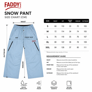 Pantalon de ski imperméable personnalisé avec logo, coupe ample, durable et isolé, pour l'hiver – Vêtements d'extérieur en gros, directement de l'usine - Product Image 6