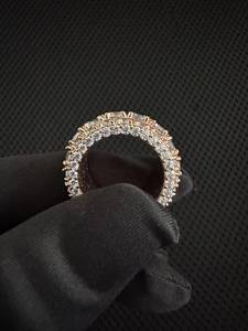 <b>Top</b> Selling Shreeji Jewels Luxury 925 <b>Silver</b> Moissanite Engagement Ring <b>Women</b> High Clarity Sparkling IGI Certified Bezel Set - Product Image 6