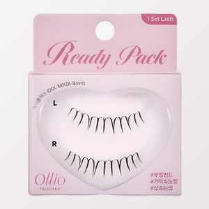Kit de Pestañas DIY, Estilo Coreano K-Beauty, Olrio Pearl Mascara, Kit de Pestañas Pre-Listas, Idol Mix 8-9mm, 1 Pieza, Hecho en Corea - Product Image 5