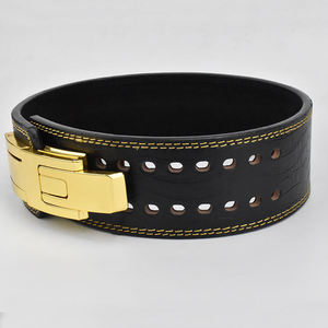 Cinturón de Cuero de Diseño Personalizado para Levantamiento de Pesas, Soporte Lumbar, Nuevo Cinturón de Cuero Resistente para Entrenamiento de Fuerza - Product Image 4