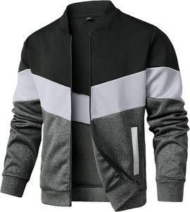 Unisex Casual Spring Satin Windbreaker 100% Cotton <b>Waterproof</b> Breathable <b>Thin</b> Athletic High Quality Customizable Varsity <b>Jacket</b> - Product Image 4
