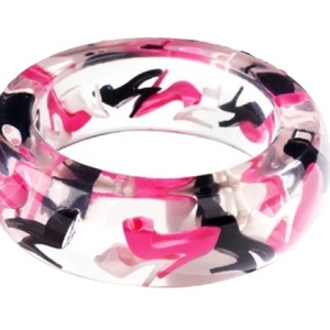 IMPRESIONANTE joyería resina acrílico pulsera brazalete exagerado deslumbrante Multicolor ancho Irregular cuadrado acrílico pulseras mujeres - Product Image 6