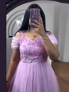 AARYA 2026 Nuevo Vestido Casual de Verano con Estampado de Moda, Manga Corta, Largo a la Rodilla, Holgado, Estilo Occidental, para Mujer, Tallas Grandes, Cuello Redondo, de Organza y Malla - Product Image 3