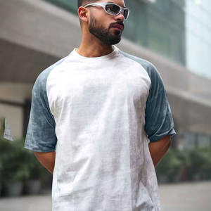 T-shirts Oversize Homme Tendance en Polyester/Coton Écologique Style Urbain Anti-Plis Séchage Rapide Faible MOQ 20 Pièces Prix - Product Image 4