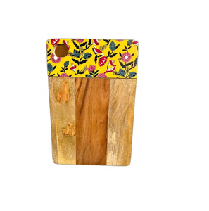Planche à découper en bois plat pour servir la pizza, Artizon Studio, couleur bambou naturel, écologique, antibactérienne, passe au lave-vaisselle, 1,5 cm - Product Image 1
