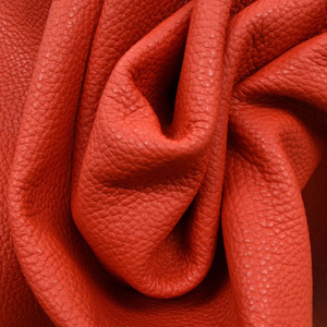 Assemble Exquisite Handbag Purses And Wallets Utilizing Vibrant Red Soft Pebble Grain Cowhide <b>Leather</b> For Quality Project - Product Image 5