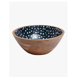 Tazón para Ensalada de Madera de Mango Ecológico, Diseño Americano, Hecho a Mano, Esmaltado, Personalizable con Diseño Impreso, Multiusos, para Fiestas - Product Image 6