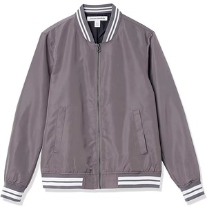 New Design Style Men's Bomber <b>Jacket</b> Hot Sale High Quality Spring Custom Canvas Front Logo <b>Waterproof</b> Reversible Windproof Wool - Product Image 1