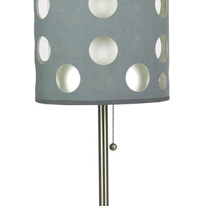 Lampada da Tavolo Retrò 30 Pollici in Grigio/Bianco, Illuminazione in Stile Vintage Elegante - Product Image 4