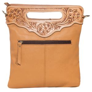 Haute qualité femmes Style bohème dissimulé sacs de transport nouveau Western fabriqué à la main outillé en cuir véritable gland fleur sac à bandoulière - Product Image 2