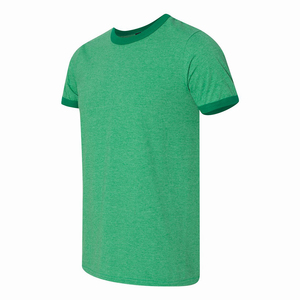 Camiseta Básica para Hombre de Alta Calidad, Ligera, Cómoda, Informal, para Gimnasio, con Ribete en Contraste, Fabricante de Ropa - Product Image 2