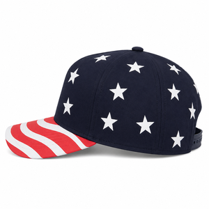 Premium Quality 100% Cotton Solid 7-Panel Baseball Hats Unisex Four Seasons Common Fabric New Arrival Sale - Product Image 2