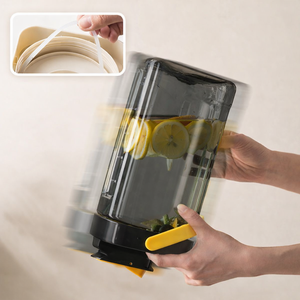 Bouteille d'eau sans BPA de 3,5 L avec marqueur de temps |   Bouteille d'eau de fitness motivante avec couvercle anti-fuite pour la maison et la salle de sport - Product Image 6