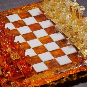 Juego de Ajedrez de Resina Personalizado de Alta Calidad, Caja de Ajedrez de Resina, Piezas de Ajedrez de Resina de Lujo, Alta Venta, Asequible - Product Image 1