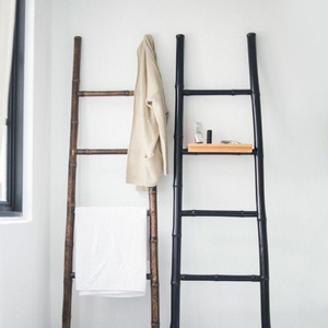 Eco friendly home accessories natural bamboo <b>ladder</b> hand-crafted <b>ladders</b> for bedroom bathroom - Product Image 6