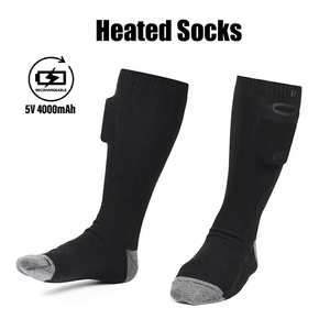 Men Women Electric Rechargeable Heated <b>Socks</b> Foot Warmer with 3 Heating Levels for <b>Winter</b> Outdoor Sports Camping Hunting. - Product Image 1