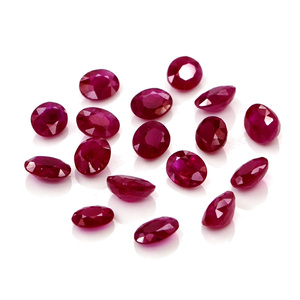 Rubis de Birmanie naturels non traités, ovales calibrés 4x5mm, pierres précieuses de rubis naturelles facettées pour la création de bijoux, prêtes à l'emploi - Product Image 5